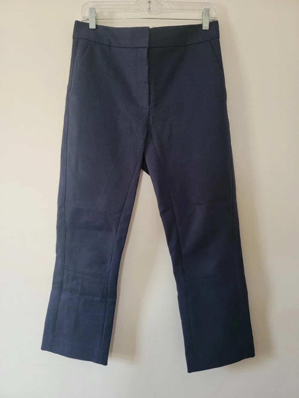 Tory Burch Navy Straight Dress Pants